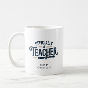 Personalisiertes Offiziell ein Lehrer Absolventeng Kaffeetasse