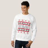 Personalisiertes Offizielles Büro Ugly "Sweater" Sweatshirt (Vorne ganz)
