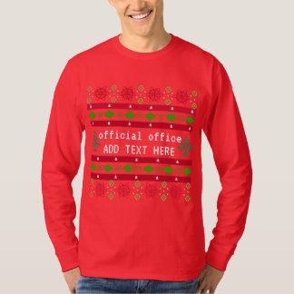 Personalisiertes Offizielles Büro Ugly "Sweater" T-Shirt