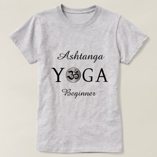 Personalisiertes Om Yogi Yoga Workout Shirt (Design vorne)