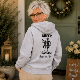 Personalisiertes Oma-Cheerleader-Sweatshirt Hoodie