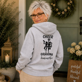 Personalisiertes Oma-Cheerleader-Sweatshirt Hoodie