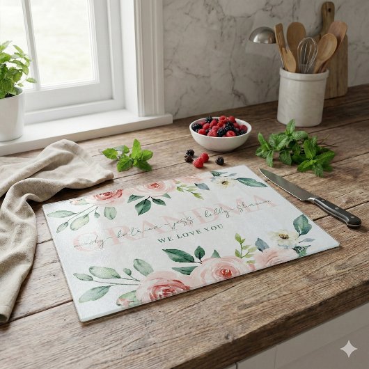 Personalisiertes Oma Cutting Board Schneidebrett