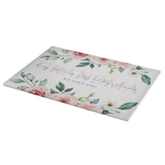 Personalisiertes Oma Cutting Board Schneidebrett (Ecke)
