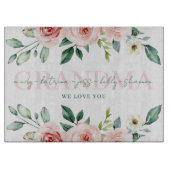 Personalisiertes Oma Cutting Board Schneidebrett (Vorderseite)