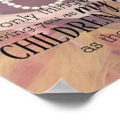 Personalisiertes Oma Foto Quote Poster (Ecke)