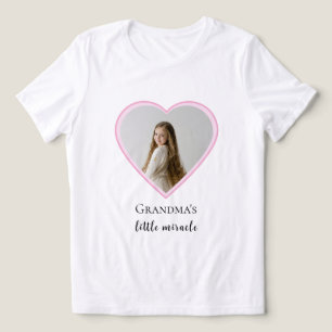 Personalisiertes Oma-Foto Tri-Blend Shirt