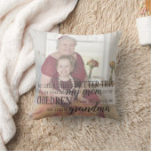Personalisiertes Oma Foto Zitat Kissen (Decke)