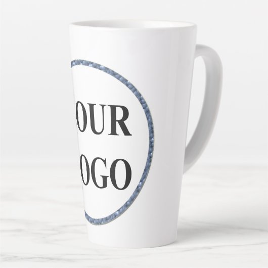 Personalisiertes Oma Geschenke Template ADD-LOGO Milchtasse (Rechte Ecke)