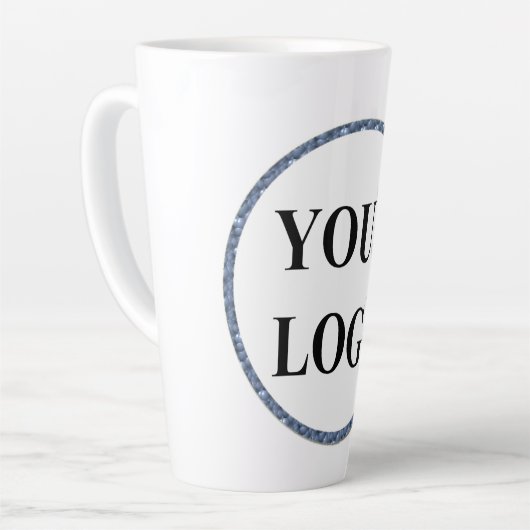 Personalisiertes Oma Geschenke Template ADD-LOGO Milchtasse (Linke Ecke)