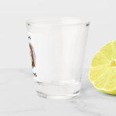 Personalisiertes Oma Granddaughte Foto Shootglas Schnapsglas (Rechts)