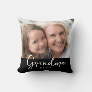 Personalisiertes Oma-Gründungsjahr-Foto Kissen