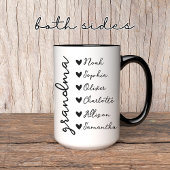 Personalisiertes Oma Matching Tasse Set