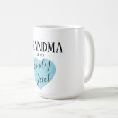 Personalisiertes Oma-Skript Name Kaffeetasse (VorderseiteRechts)