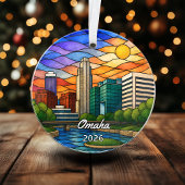 Personalisiertes Omaha-Acrylabzeichen, Benutzerdef Ornament