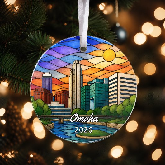 Personalisiertes Omaha-Acrylabzeichen, Benutzerdef Ornament