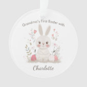Personalisiertes Omas erstes Ostern  Ornament (Vorderseite)