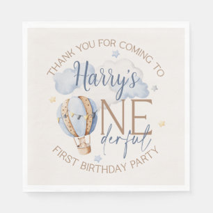 Personalisiertes ONEderful 1. Geburtstag Party Nap Serviette