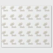 Personalisiertes Onkelpapier Geschenkpapier (Flach)