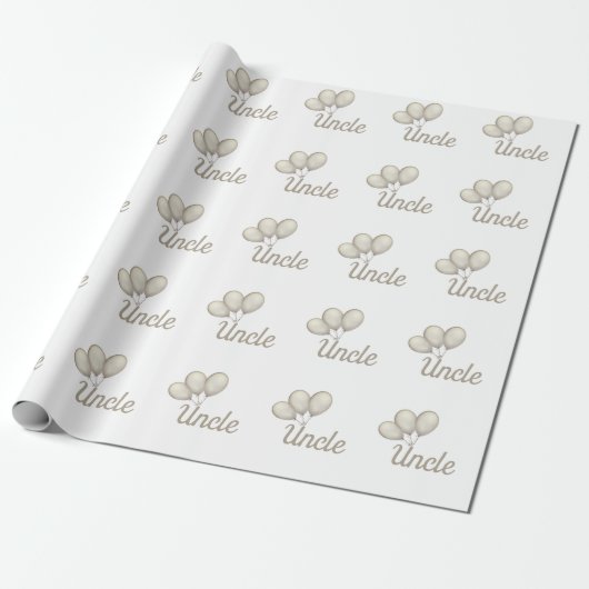 Personalisiertes Onkelpapier Geschenkpapier (Ungerollt)