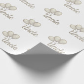 Personalisiertes Onkelpapier Geschenkpapier (Ecke)