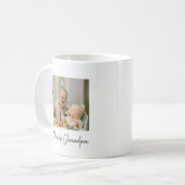 Personalisiertes Opa-Foto-Geschenk Kaffeetasse (Vorderseite Links)