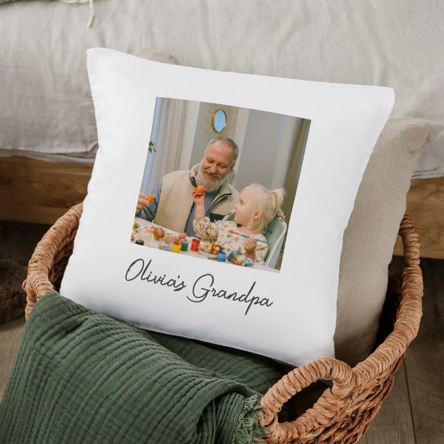 Personalisiertes Opa-Foto-Geschenk Kissen (Von Creator hochgeladen)