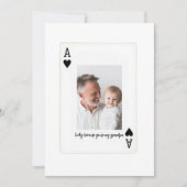 Personalisiertes Opa-Foto | Individueller Vatertag Feiertagskarte (Vorderseite)