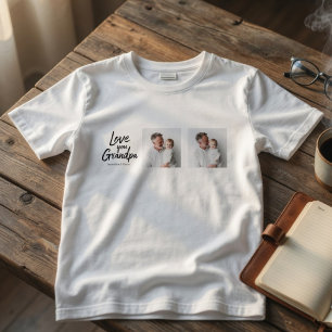 Personalisiertes Opa-Foto-T-Shirt Individuelles T-Shirt