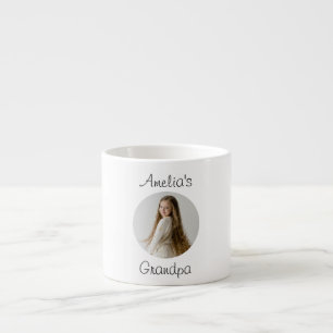 Personalisiertes Opa-Geschenk - Großkindgesicht - Espressotasse