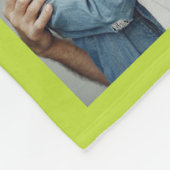 Personalisiertes Opa-Geschenk mit 10-Foto-Collage  Fleecedecke (Ecke)