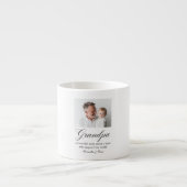 Personalisiertes Opa-Geschenk nach Maß Espressotasse (Vorderseite)
