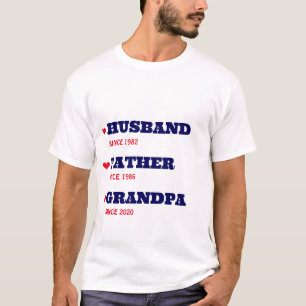 Personalisiertes Opa-Shirt mit Terminen T-Shirt