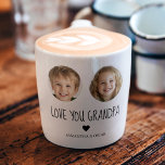 Personalisiertes Opfergeschenk | Angepasste Großki Espressotasse<br><div class="desc">Freuen Sie sich auf Opa mit einem einzigartigen Geschenk! Diese personalisierte Espresso-Tasse zeigt das bezaubernde Gesicht seines geschätzten Enkelkindes und schafft so einen herzerwärmenden Sake für Kaffee oder Tee. Perfekt für Vatertag, Geburtstage oder einfach nur weil diese Tasse ihm ein Lächeln mit jedem Schluck bringt. Laden Sie einfach ein beliebtes...</div>