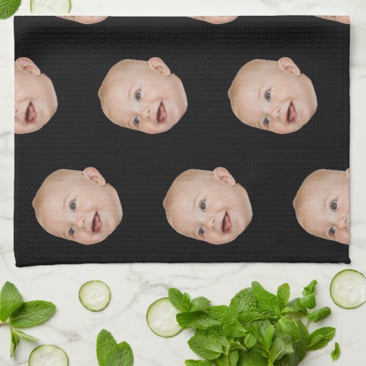 Personalisiertes Opfergeschenk für die individuell Geschirrtuch (Gefaltet)