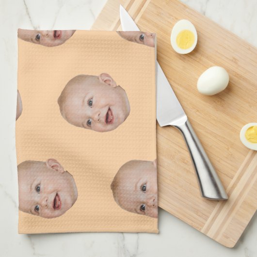 Personalisiertes Opfergeschenk für die individuell Geschirrtuch (Viertel Falte)