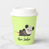 Personalisiertes Opossum Pappbecher (Vorderseite)