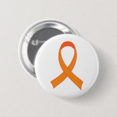 Personalisiertes orange Band-Bewusstseins-Geschenk Button (Vorne & Hinten)