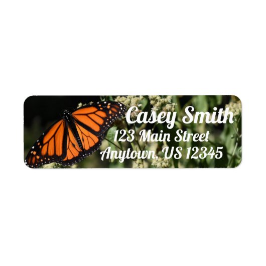 Personalisiertes Orange Monarch Butterfly Nature F (Vorne)