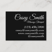 Personalisiertes Orange Monarch Butterfly Nature F Visitenkarte (Rückseite)