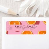 Personalisiertes Orange Slice Muster (Insitu)