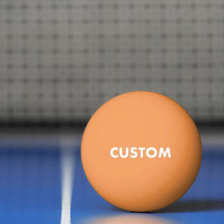 Personalisiertes ORANGE Tischtennis Tischtennisball