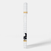 Personalisiertes Orange- und Weißeisenhockey Jerse Case-Mate iPhone Hülle (Rückseite / Rechts)