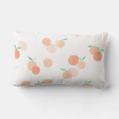 Personalisiertes Orangenwirbel Lendenkissen (Rückseite)