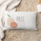 Personalisiertes Orangenwirbel Lendenkissen (Decke)