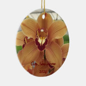 Personalisiertes Orchid Keramik Ornament (Rechts)
