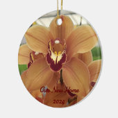 Personalisiertes Orchid Keramik Ornament (Links)