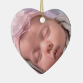 Personalisiertes Ornament in Herzform (Rechts)