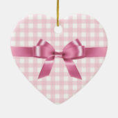 Personalisiertes Ornament in Herzform (Hinten)