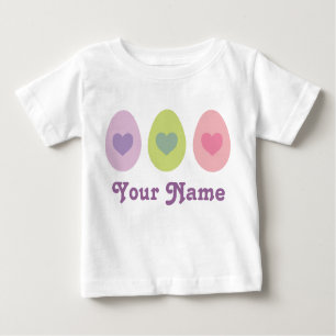 Personalisiertes Osterei-Feiertags-Geschenk Baby T-shirt